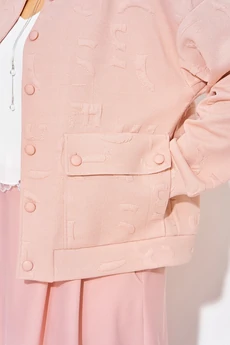 Костюм с юбкой 1513 пудра Liliana-style