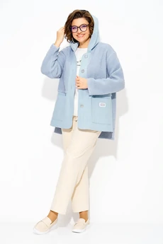 Костюм брючный 1515-1507 голубой + экрю Liliana-style