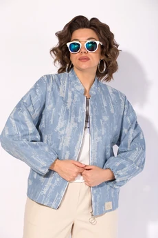 Бомбер 1517 джинсовый Liliana-style