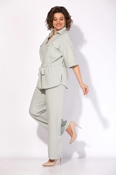 Костюм брючный 1518 мятный Liliana-style