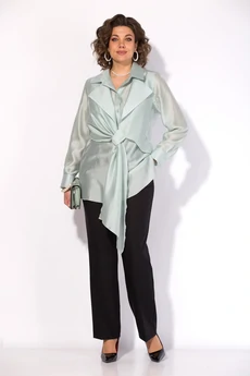 Блузка 1520 мятный Liliana-style