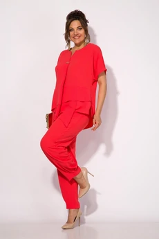 Костюм брючный 1525 коралл Liliana-style