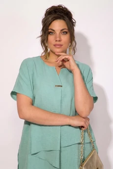 Костюм брючный 1525 ментол Liliana-style