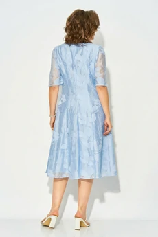Платье 1532 голубой Liliana-style