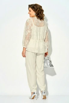 Костюм брючный 1535 экрю Liliana-style