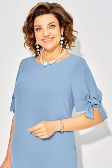 Платье 1548 голубой Liliana-style