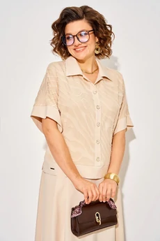 Костюм с юбкой 1551 беж Liliana-style