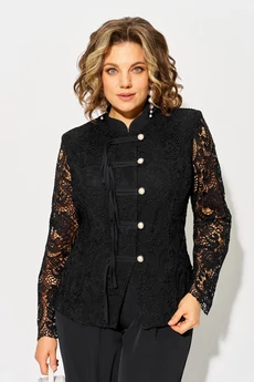 Костюм брючный 1553н черный Liliana-style