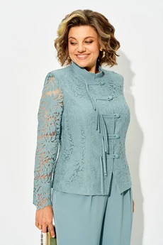 Костюм брючный 1553 полынь Liliana-style