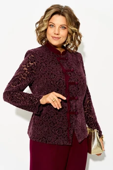 Костюм брючный 1553 вишня Liliana-style