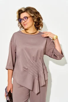 Костюм брючный 1556 капучино Liliana-style