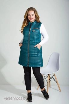 Жилет 867 бирюза Liliana-style