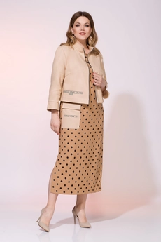 Костюм с платьем 920N карамель Liliana-style