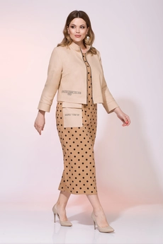 Костюм с платьем 920N карамель Liliana-style