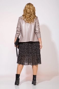 Костюм с платьем 921-922L перламутровый Liliana-style