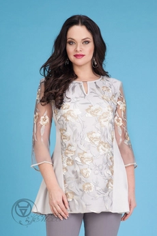 Туника 614N серебро Liliana-style