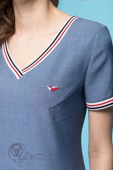 Платье 1638 джинс Linia-L