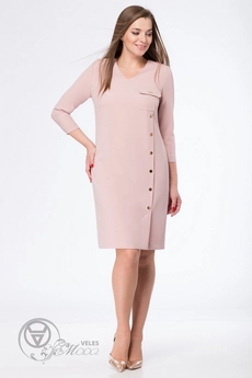 Платье 1671 розовый Linia-L