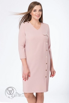 Платье 1671 розовый Linia-L