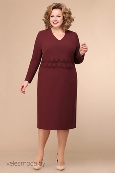 Платье 1780 бордо Linia-L