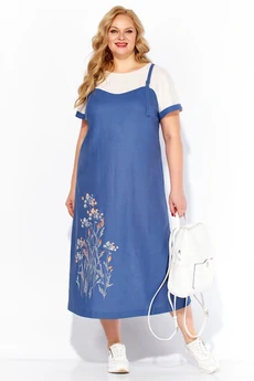 Платье 2119 синий Linia-L