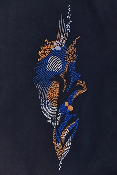 Платье 2120 темно-синий Linia-L