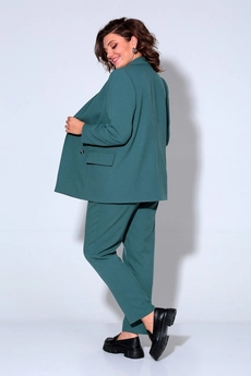 Костюм брючный 858 изумруд Liona