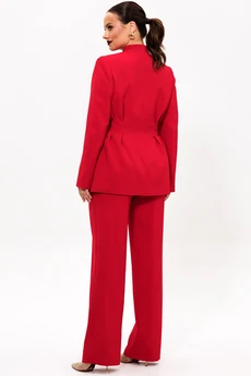 Костюм брючный 954 красный Liona
