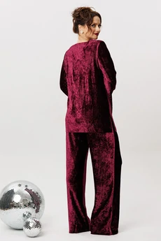 Костюм брючный 966 винный Liona