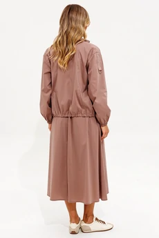 Костюм с юбкой 972 мокко Liona