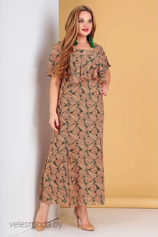 Платье 485 зеленый Liona