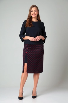 Костюм с юбкой 854 Liona