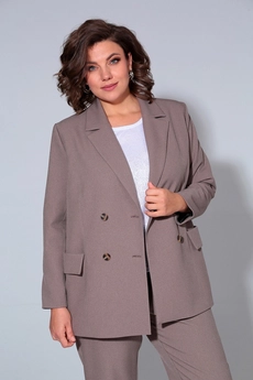 Костюм брючный 858 мокко Liona