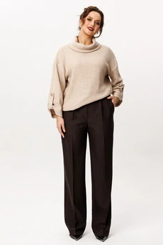 Брюки 965 горький шоколад Liona