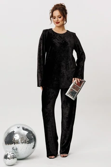 Костюм брючный 966 черный Liona