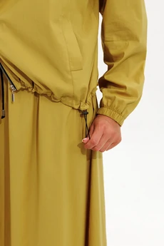 Костюм с юбкой 972 олива Liona