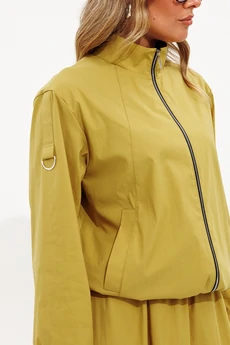 Костюм с юбкой 972 олива Liona