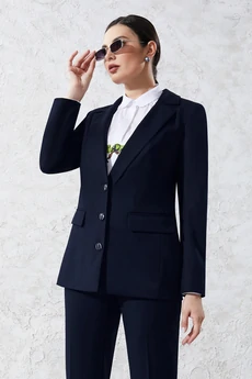 Костюм брючный 4584 синий Lissana