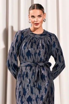 Платье 4993 синий Lissana