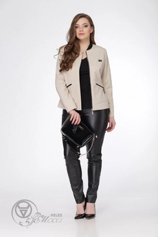 Бомбер 108 светлый беж MALI