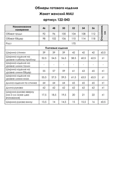 Жакет 124-017 голубой MALI