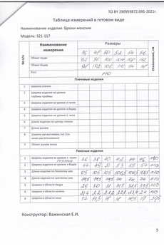 Брюки 321-117 полоска MALI