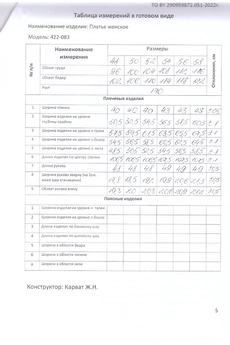 Платье 422-083 гусиная лапка MALI