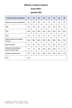 Рубашка 626 полоска MALI