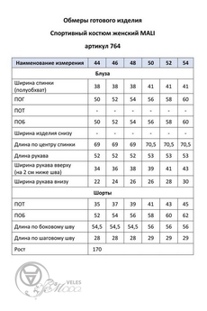Комплект с шортами 764 полоска+синий MALI