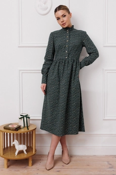Платье 130 зеленый MARSHOP