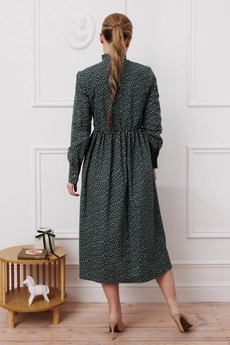 Платье 130 зеленый MARSHOP