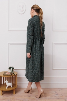 Платье 130 зеленый MARSHOP