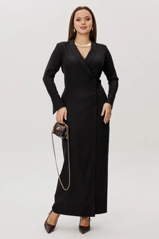 Платье 213 черный MARSHOP