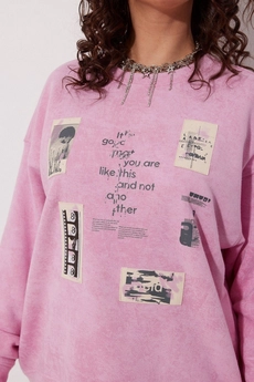 Джемпер 2246 розовый MG Wear